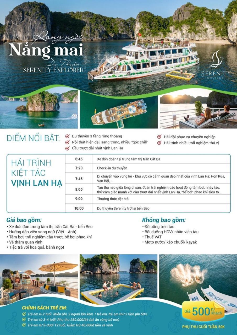 Nhat Anh Hotel Cat Ba Dong Khe Sau Buitenkant foto